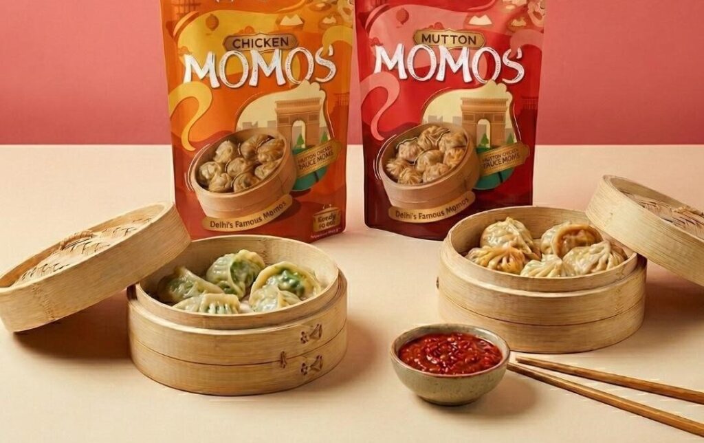 Chicken, Lamb and Veg momos, east london frozen momos